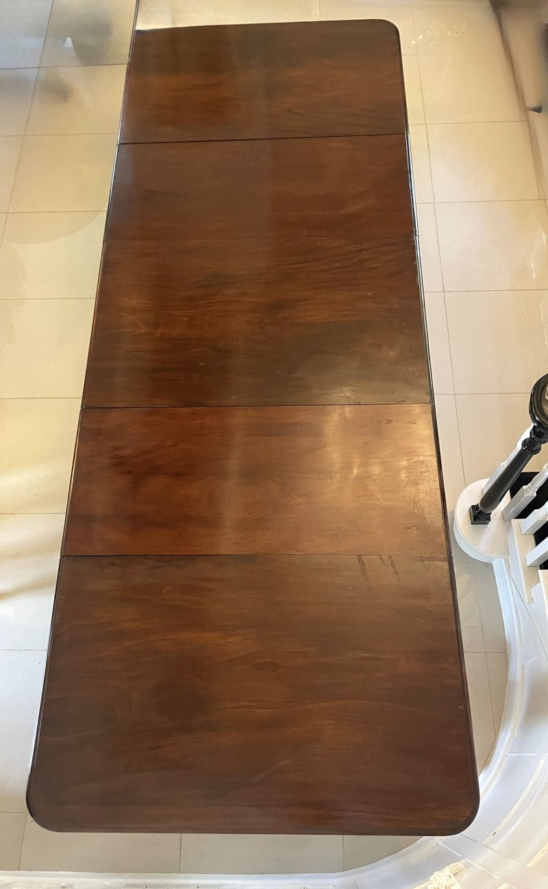 Outstanding Quality Antique William IV 16 Seater Mahogany Three Pedestal Dining Table